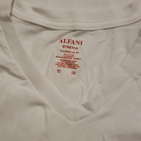 Alfani Underwear & Socks Alfani Stretch V Neck Cotton Spandex